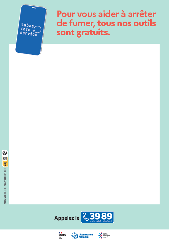 Flyer avec encart libre